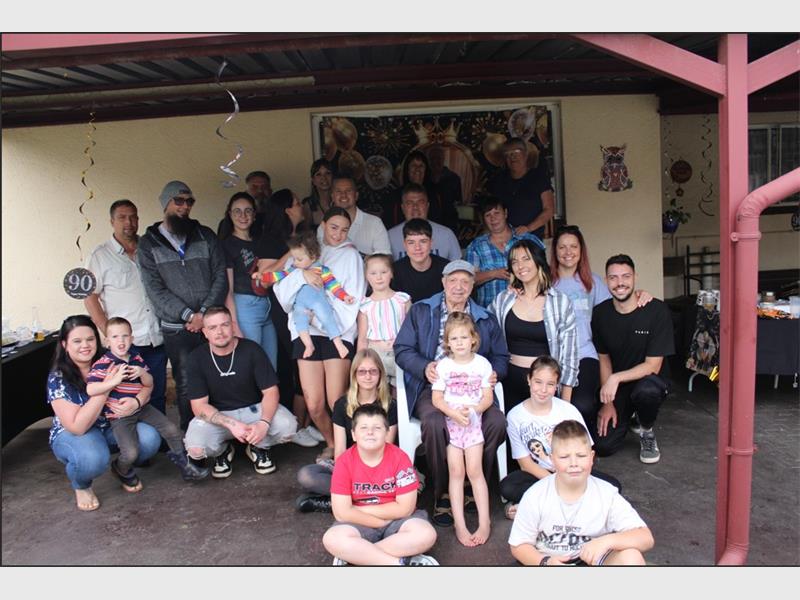 Daniel Taylor of Dinwiddie, Germiston, marked his 90th birthday on November 15, celebrating a lifetime of family, resilience, and devotion across five generations.