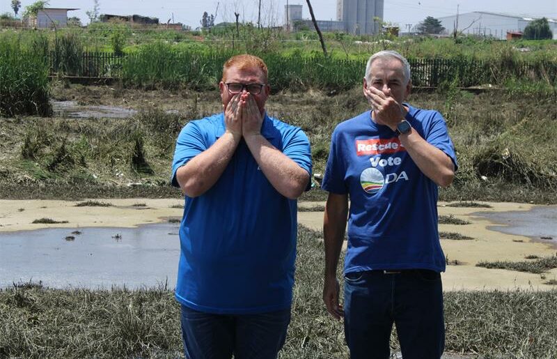 The DA demands urgent action at Sizwe Secondary as sewage and flooding persist.