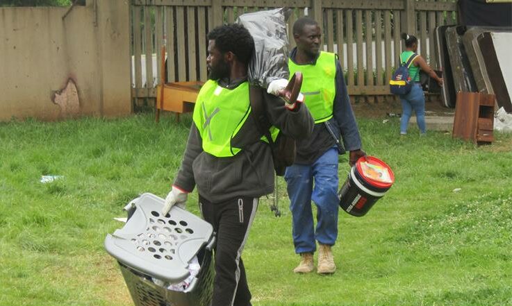 Residents in Airport Park Phase 2 were evicted by the CoE.