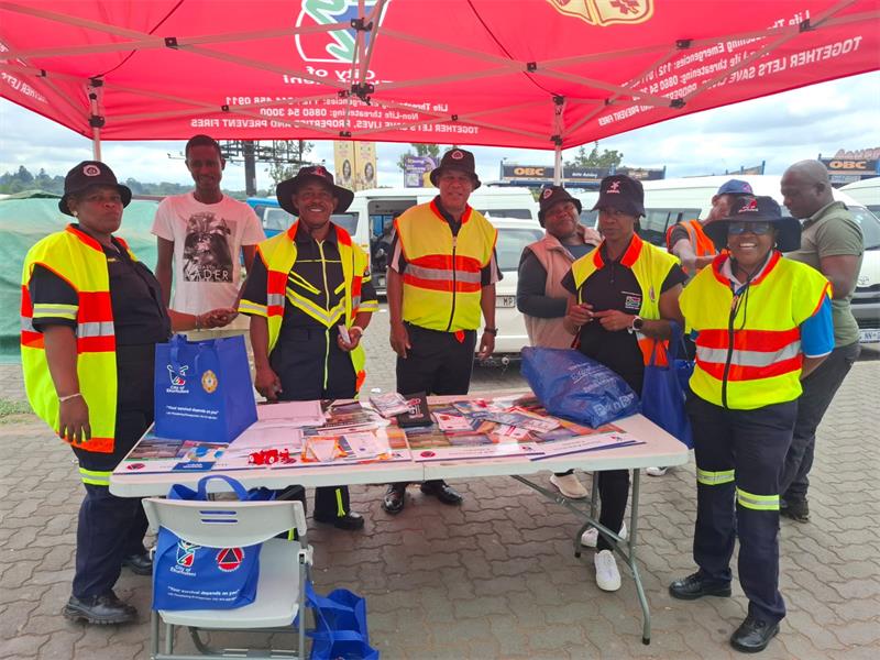 Continuation of summer safety awareness campaigns by the City of Ekurhuleni and Gauteng Province.
