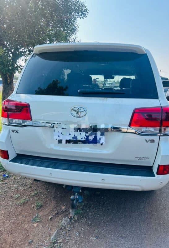 The old man has been arrested in Elsburg after EMPD officers recovered a reported stolen Toyota Land Cruiser fitted with false registration plates.