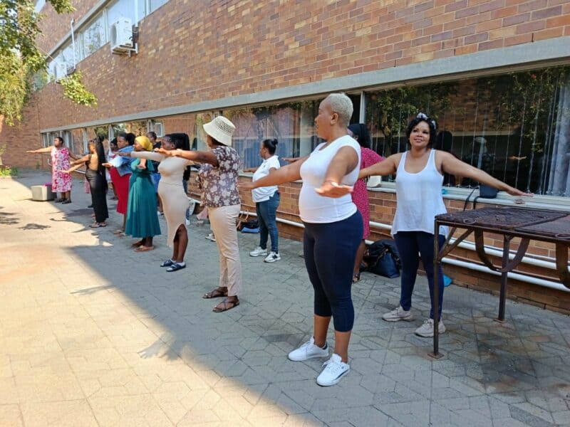 The City of Ekurhuleni held a Pregnancy Awareness Campaign at the Civic Centre Clinic in Germiston, promoting maternal health, safe exercise and community support.