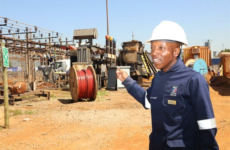 CoE technicians are working around the clock to restore electricity after a fire damaged transformers at the Wadeville 2nd Input Substation.