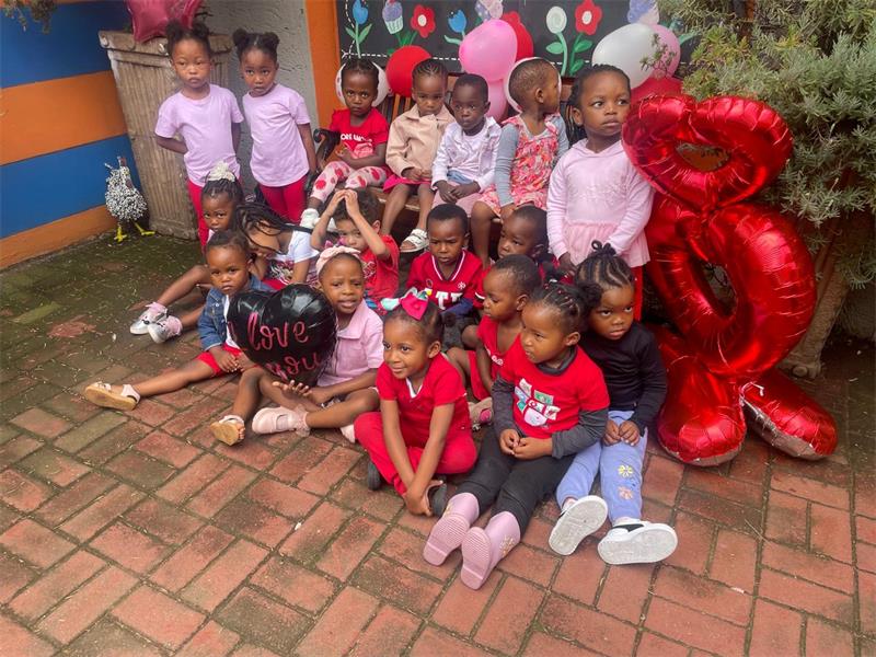 Learners at Hansie and Grietjie ECD recently celebrated Valentine’s Day by dressing in red and pink, filling the day with fun and love.