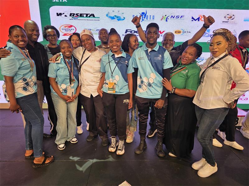 Ekurhuleni West TVET College students strike gold at WorldSkills South Africa