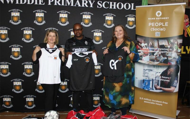 The donation comes at a crucial time for the school, which had been facing a shortage of essential sporting gear for its learners.