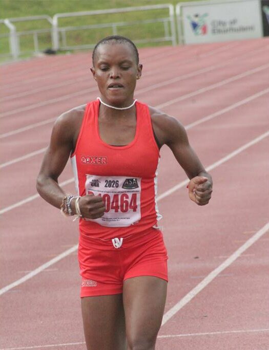 Sosibo dominated the women’s 10 000m at the 2026 CGA Track and Field Provincial Championships.