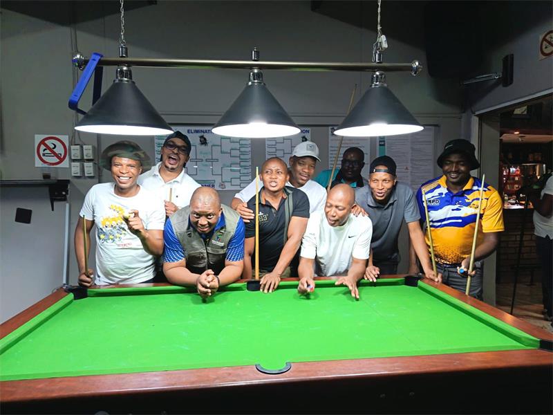 Interdepartmental wellness day promotes teamwork and mental well-being.