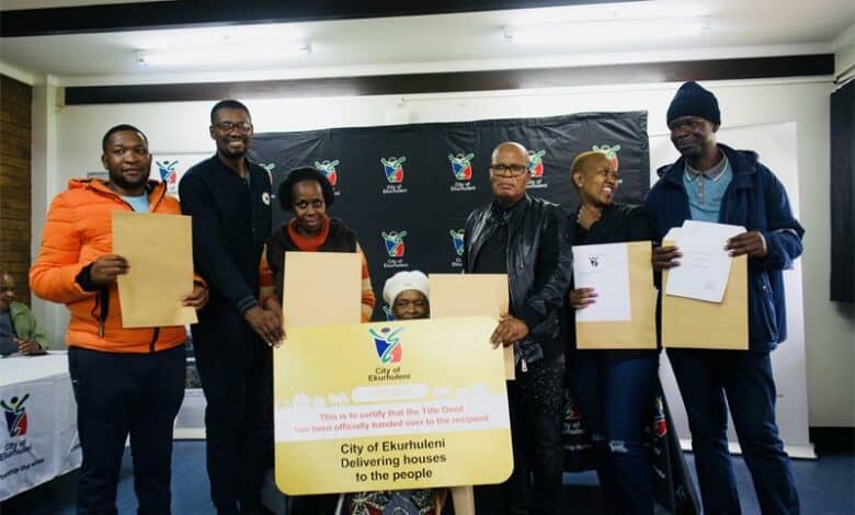 The City of Ekurhuleni is calling on beneficiaries to collect more than 13 000 outstanding title deeds, many delayed by disputes and untraceable recipients.