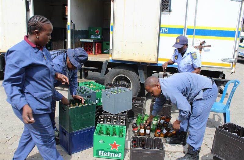The alcohol was confiscated from shebeens and illegal liquor outlets in Alberton, Thokoza, Primrose, Vosloorus, and other policing precincts in Ekurhuleni.