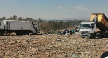 simmer and jack landfill site trucks