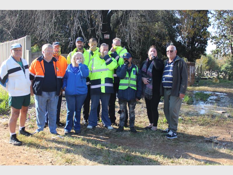 The overflowing sewage has not only made cleaning the graves unbearable but has also raised serious health concerns.