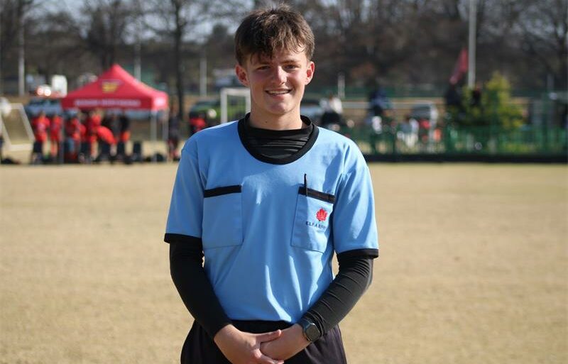 He started refereeing at the age of 13 and took it seriously two years later after hanging up his boots.