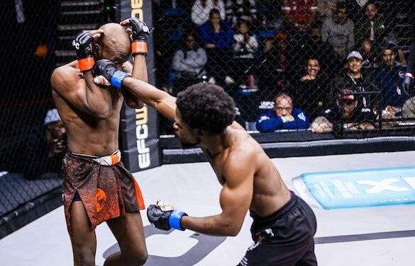 The match was scored 30-27 in Mkhwanazi's favour, taking his record to five wins and four losses.