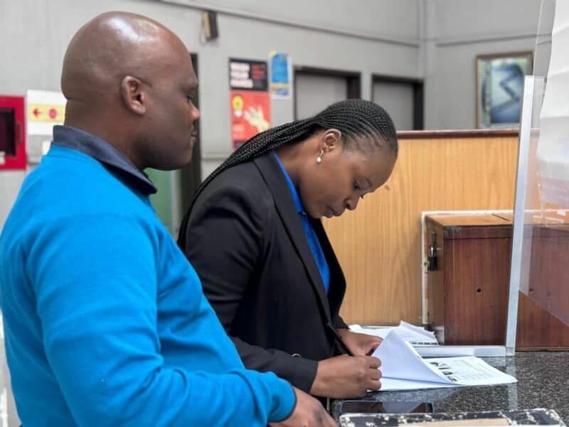 Khathutshelo Rasilingwane, DA Ekurhuleni mayoral candidate, opens a criminal case at Germiston police station over alleged municipal tender irregularities.