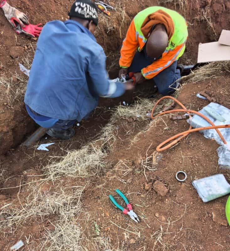 Power outage repairs continue as multiple cable faults delay restoration.