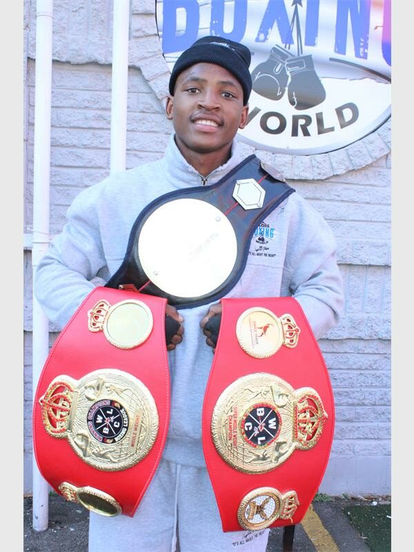 Lionel Ngondo defended his WCBL title with a fourth-round knockout before adding a second championship belt at the Rumble at Rand Airport event.