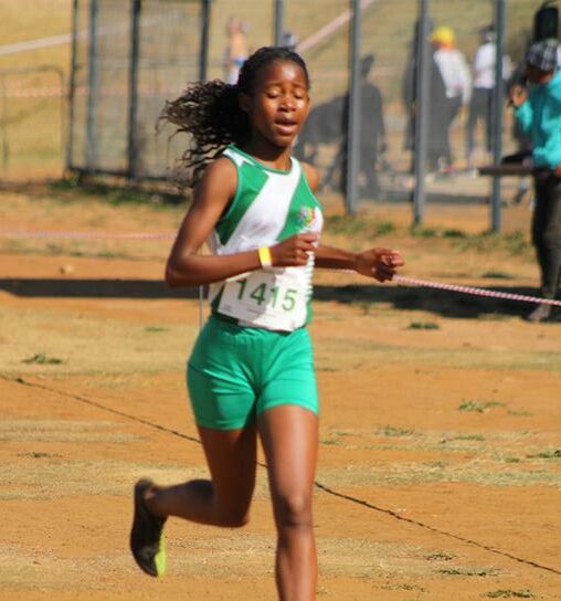 She finished second in the U14 girls' 4km.
