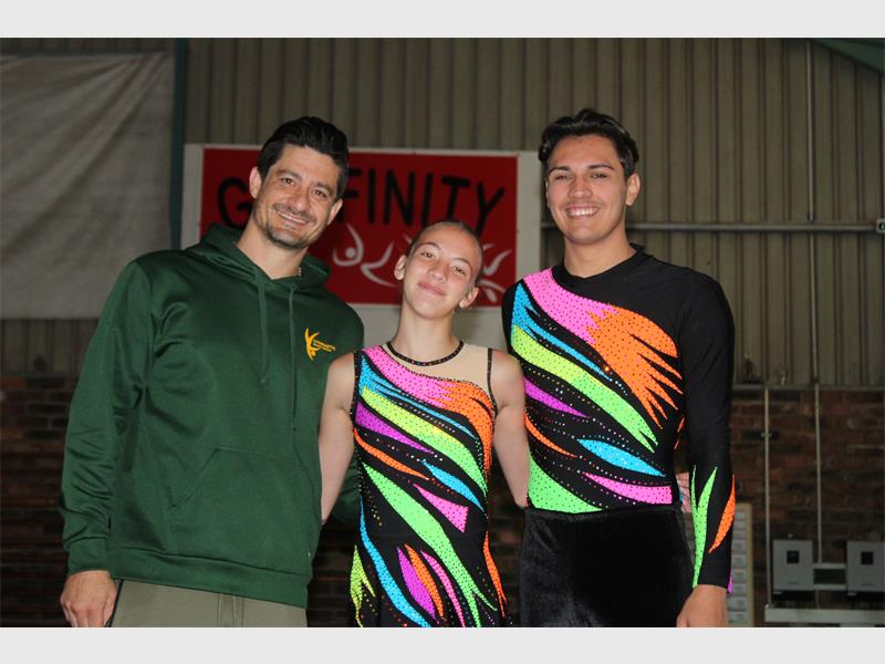 Kenneth Hart and Anchè Davidson were named the acrobatic gymnastics senior athletes of the year, while Armand Koekemoer was honoured as coach of the year.