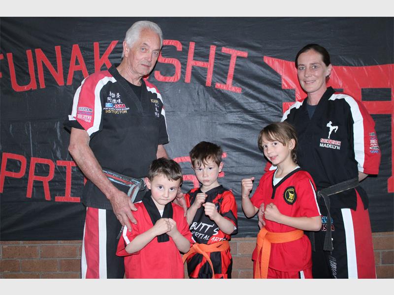 From tears to laughter as Tebbutt Karate students tackle tough grading.