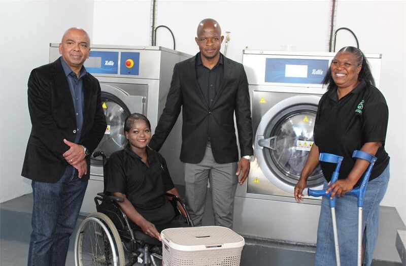 For Motha and Makau, the new venture is about much more than washing, drying and folding clothes. It is about creating an environment where differently abled professionals can work.