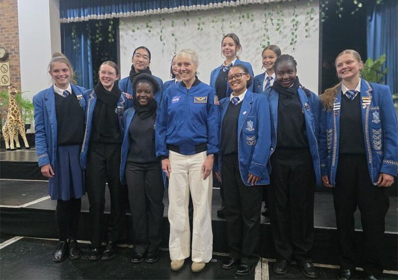 Assumption Convent School learners were inspired by NASA astronaut Dorothy Metcalf-Lindenburger, who shared stories from her space mission and encouraged them to dream big during the Living Maths National Space Tour 2026.