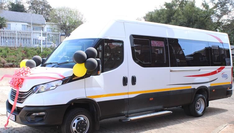 The new bus will ease the school’s transport costs while providing learners with reliable transport for sports, excursions and other activities.