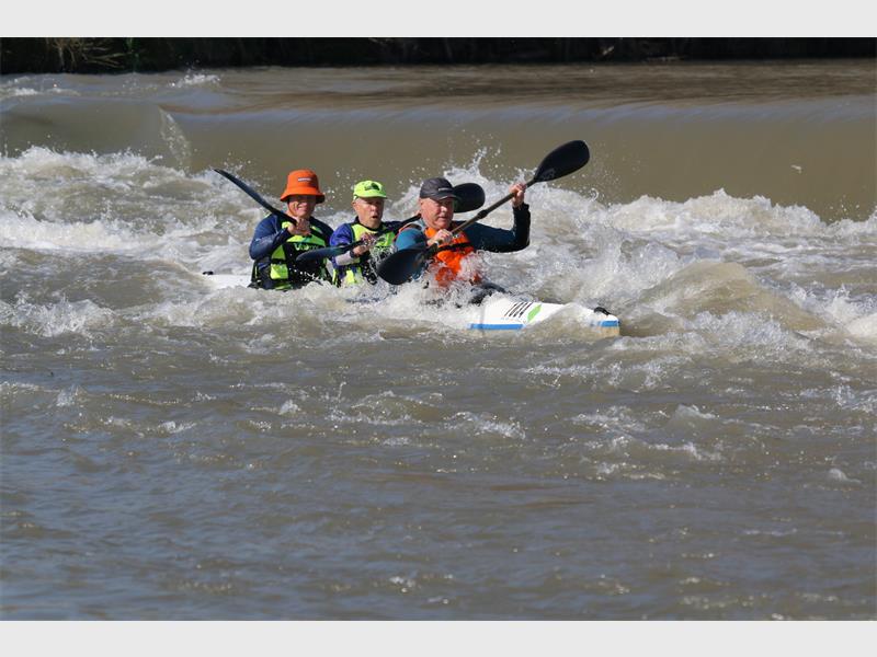 Victoria Lake paddlers took on the 32km Liebensbergvlei River route.