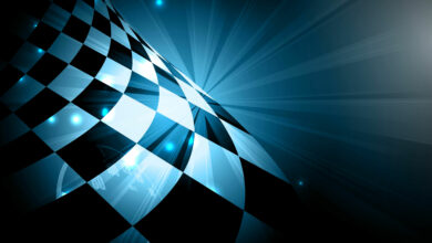 Racing square background, vector illustration abstraction in rac