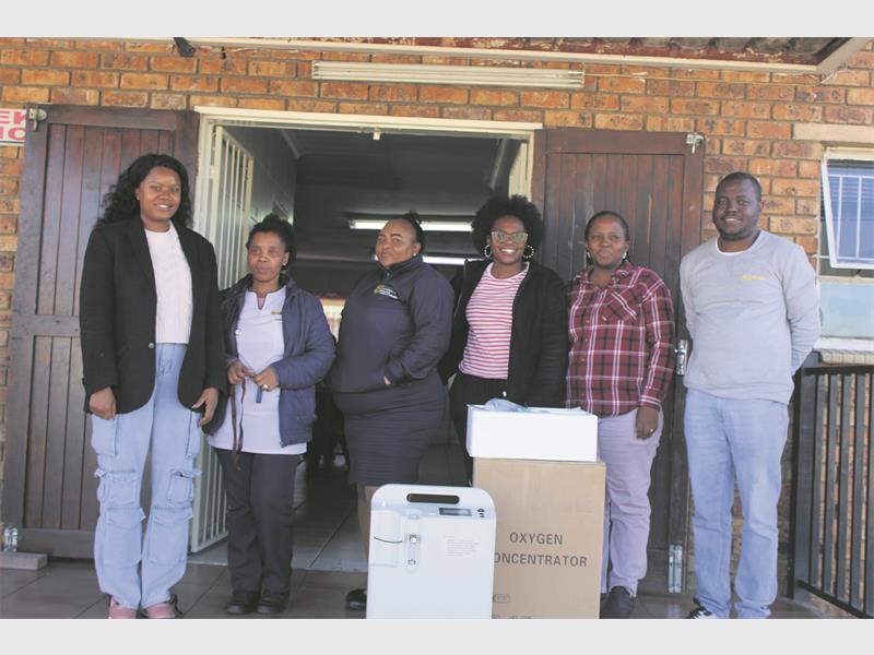 Epiroc steps in to support Epilepsy SA Gauteng by donating oxygen machines to assist hundreds of residents at its Springs-based centres.