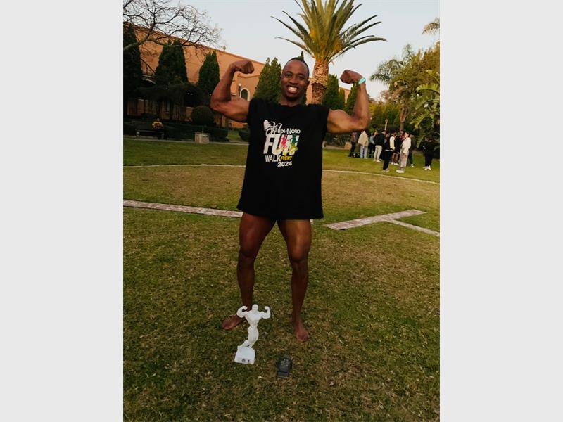 Kwa-Thema bodybuilder Xolani Motshweni shone at the IBFF Pro Diva 2025, securing third place in a tough competition and inspiring his community to take up the sport.