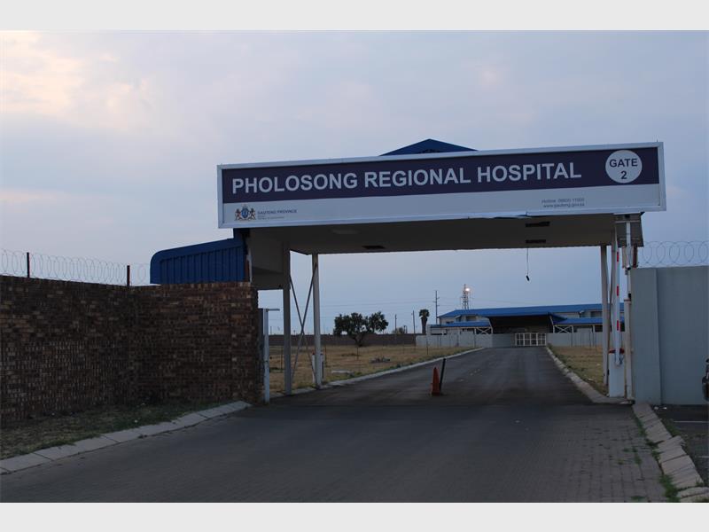 Pholosong Regional Hospital is assisting former mineworkers as part of the GDoH’s benefits programme.