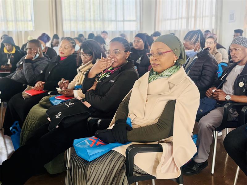 Senior doctors and department heads shared their career journeys at the Tambo Memorial Hospital, offering motivation and practical advice to junior healthcare workers at a panel event.