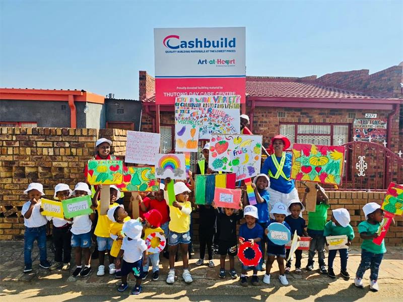 Learners from the Thutong Daycare Centre and Pre-School brought colour and cheer to the streets during their Wellness to Health Parade, spreading messages of healthy living and positive play.
