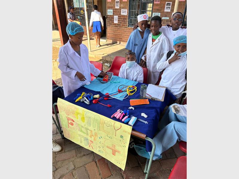 Grade Seven learners at Ntokozweni Primary School in Kwa-Thema dressed up for success during their Career Dress Up Day, filled with inspiration, fun, and learning.