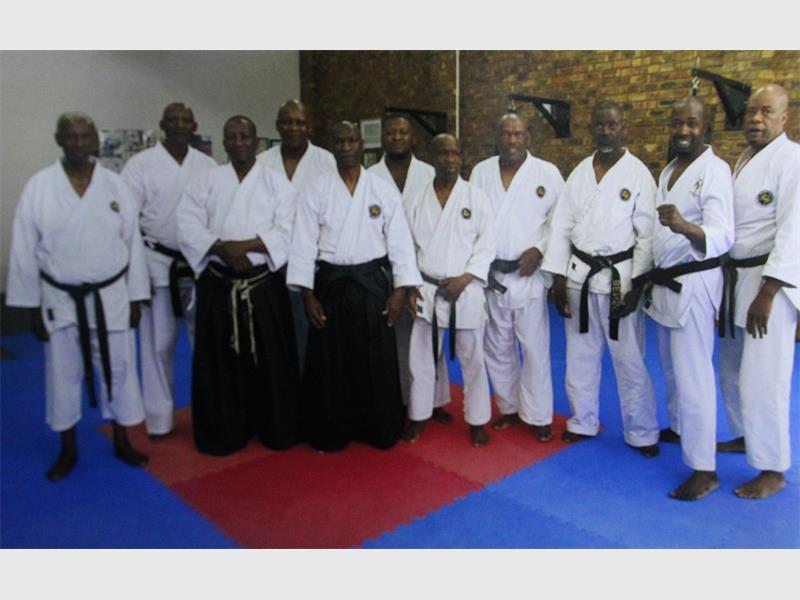 Senior karateka graded in Selcourt under guidance of shihan Cindi and Kiere.