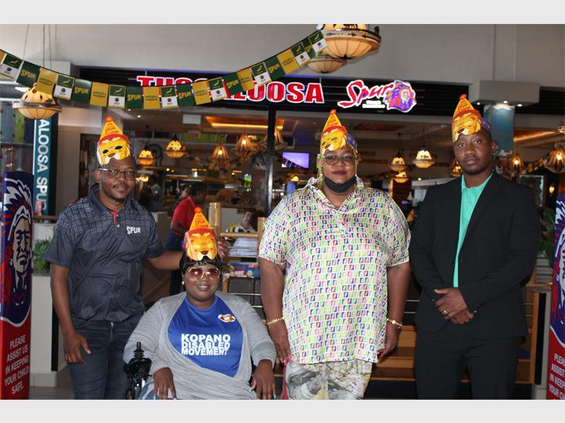 Tuscaloosa Spur in Springs Mall marked its 58th birthday by hosting members of the Kopano Disabled Movement, spreading inclusion and appreciation.