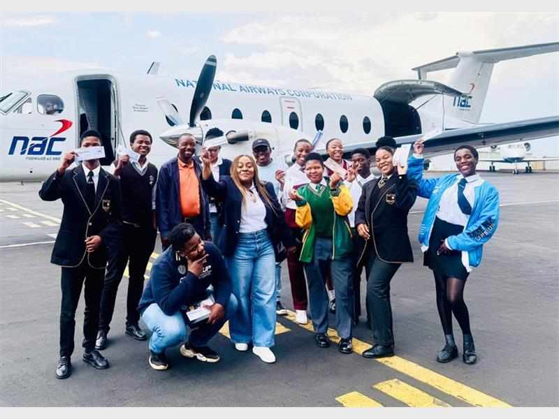 Kwa-Thema learners explored aviation careers through the National Airways Corporation.
