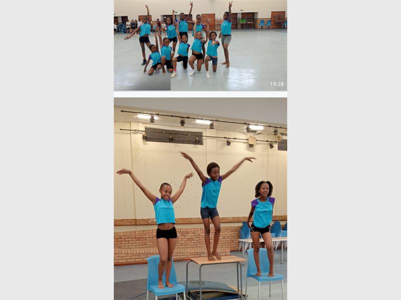 Despite challenges and limited equipment, Michael Zulu Primary School’s gymnastics team took second place, bringing home silver medals and a trophy.
