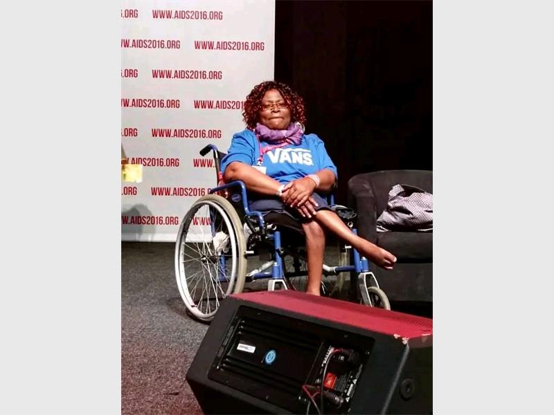 Living with both polio and HIV, Nomasomi Limako has turned her personal challenges into powerful activism.