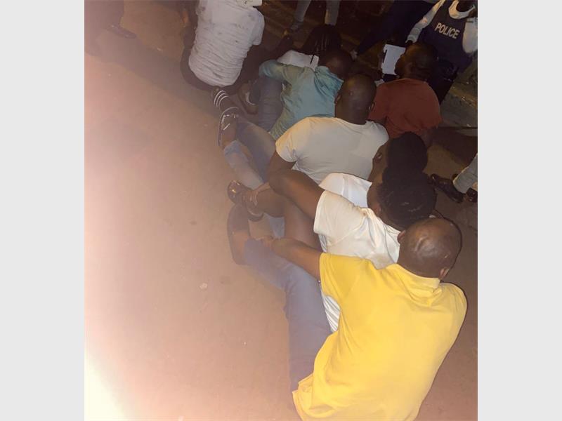 A co-ordinated operation by the EMPD, the SAPS and the Hawks led to the arrest of eight men and the recovery of five firearms.