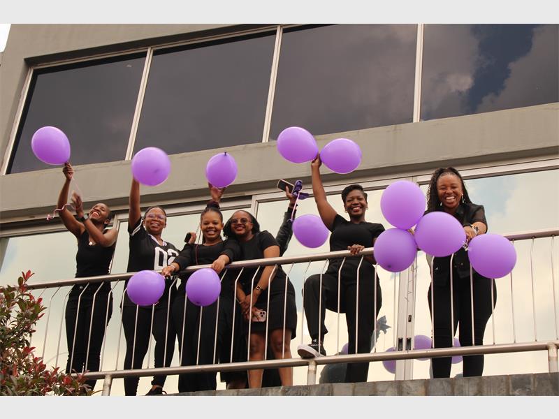 In support of the Women for Change shutdown, local women released purple balloons. If you took part in the initiative, send through your photos.