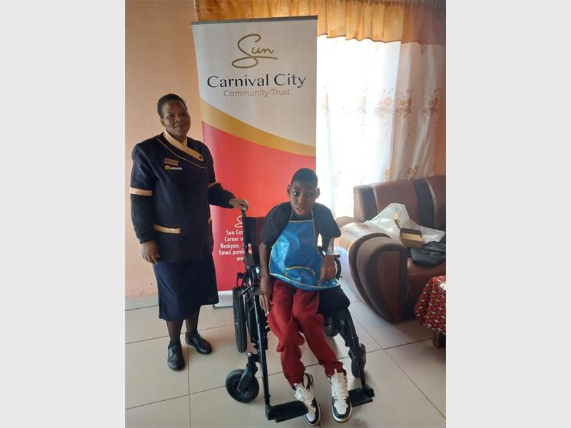 After years of relying on others for every movement, Sipho Mkhwanazi’s life has been transformed thanks to a generous community intervention.