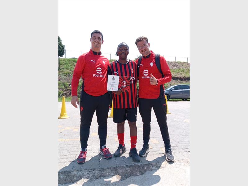 Thirty-eight young soccer players from Duduza took part in the AC Milan Junior Camp in Bedfordview, where they were exposed to professional coaching, teamwork, discipline, and personal development both on and off the field.