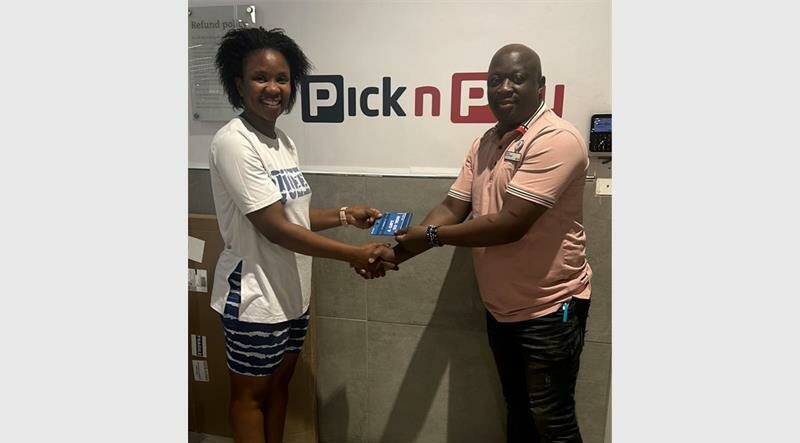 Reagile Community Development received a R5 000 voucher from Pick n Pay Springs Mall to buy supplies for the homeless this festive season.