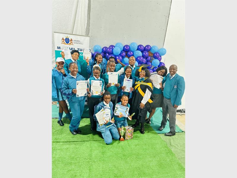 The 2025 Academic Awards at Michael Zulu Primary School recognised learners’ dedication, hard work and growing confidence.