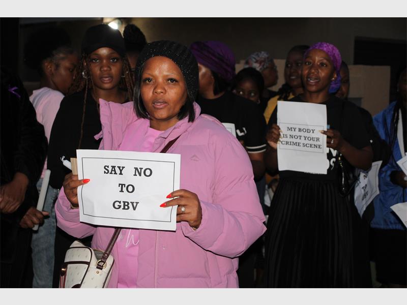 The Reedville community gathered with candles and heavy hearts to honour the life of Khosi Priscilla Mtshali, who was brutally killed in her home.