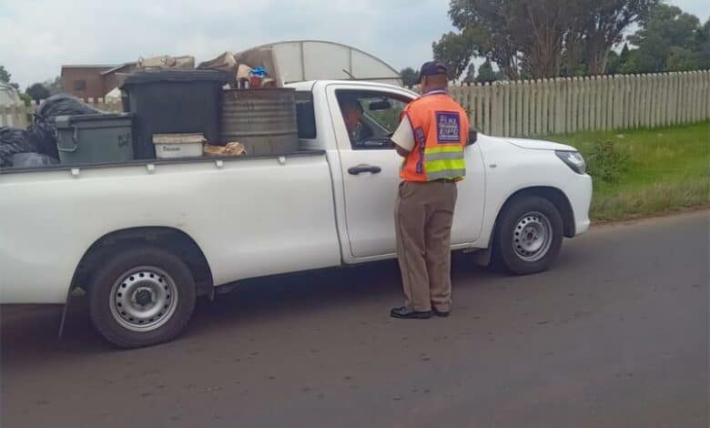 Motor vehicles, motorists and pedestrians were searched during an EMPD stop-and-search operation in Springs.
