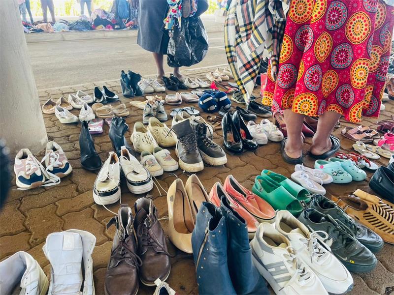 Locals collect pre-loved clothes, shoes, and toys to support underprivileged community members.