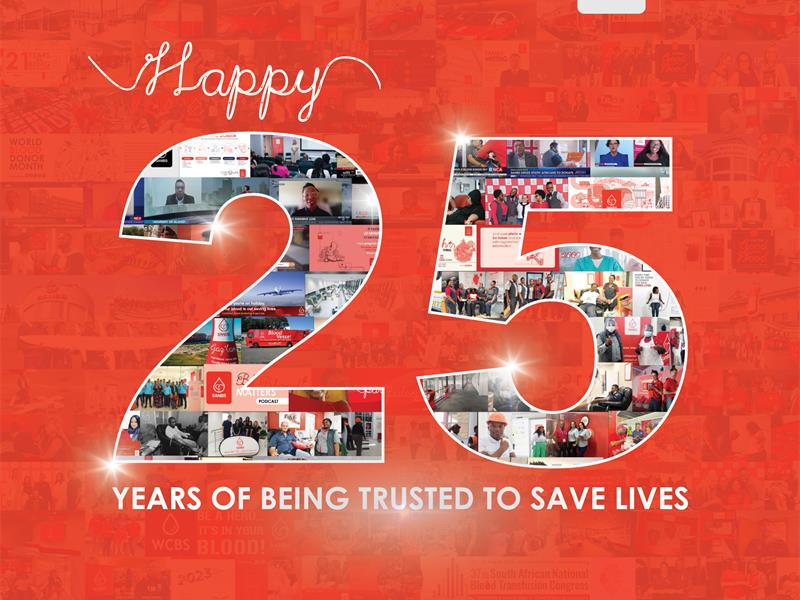 SANBS marks 25 years of lifesaving impact across South Africa